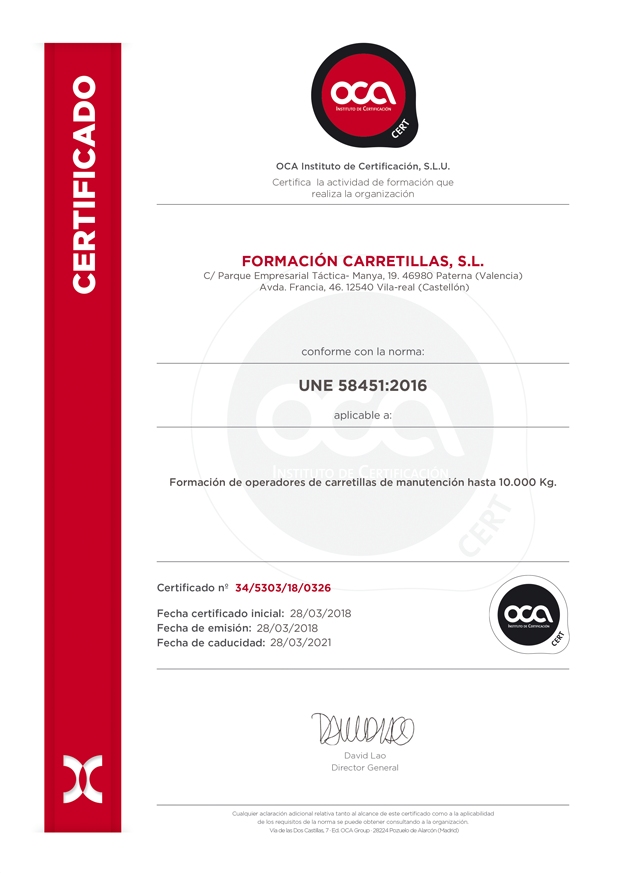 operadormaquinaria.com - carnet de carretillero